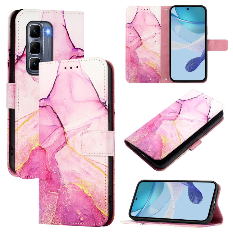 PT003 Marble Pattern Flip Leather Phone Case, For Infinix Hot 50 Pro+ 4G, For Infinix Smart 8 Plus / 8 Pro, For Infinix GT 20 Pro X6871, For Infinix Note 40 Pro 4G, For Infinix Note 40 Pro 5G, For Infinix Note 40 4G, For Infinix Note 40 5G             ...