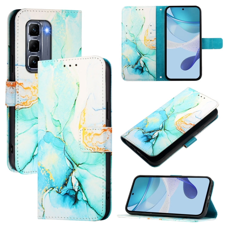 PT003 Marble Pattern Flip Leather Phone Case, For Infinix GT 50 Pro 5G, For Infinix Note Edge 5G, For Infinix Smart 20 4G, For Infinix Note 60 / 60 Pro 5G, For Infinix Hot 60i 5G / Tecno Spark Go 5G, For Infinix Smart 10 Plus                           ...