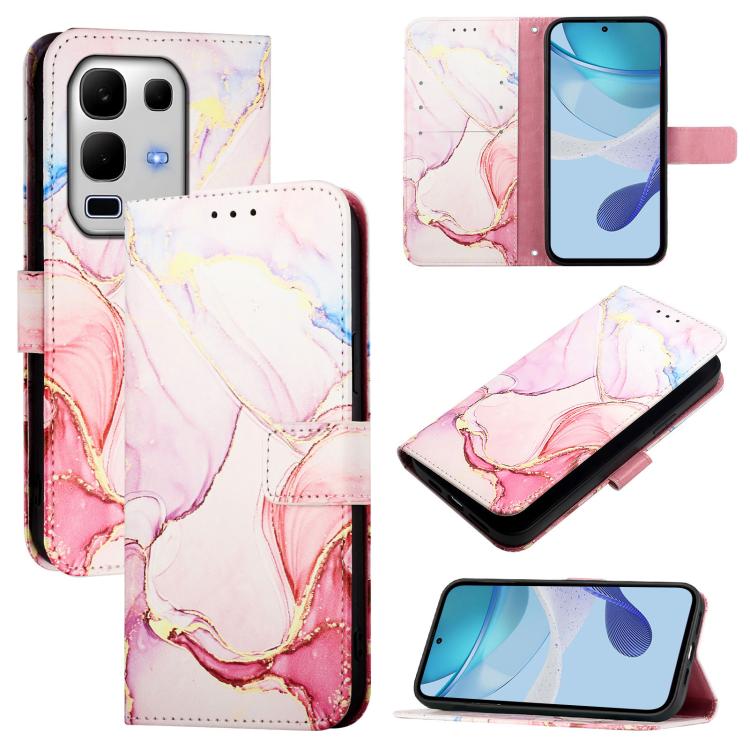 PT003 Marble Pattern Flip Leather Phone Case, For Infinix GT 50 Pro 5G, For Infinix Note Edge 5G, For Infinix Smart 20 4G, For Infinix Note 60 / 60 Pro 5G, For Infinix Hot 60i 5G / Tecno Spark Go 5G, For Infinix Smart 10 Plus                           ...