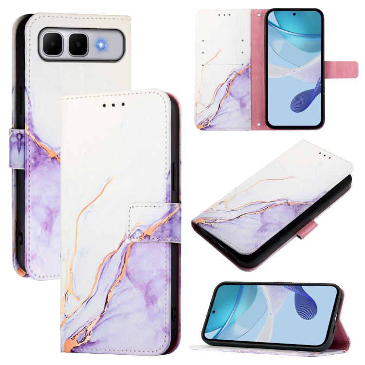 PT003 Marble Pattern Flip Leather Phone Case, For Infinix GT 50 Pro 5G, For Infinix Note Edge 5G, For Infinix Smart 20 4G, For Infinix Note 60 / 60 Pro 5G, For Infinix Hot 60i 5G / Tecno Spark Go 5G, For Infinix Smart 10 Plus                           ...