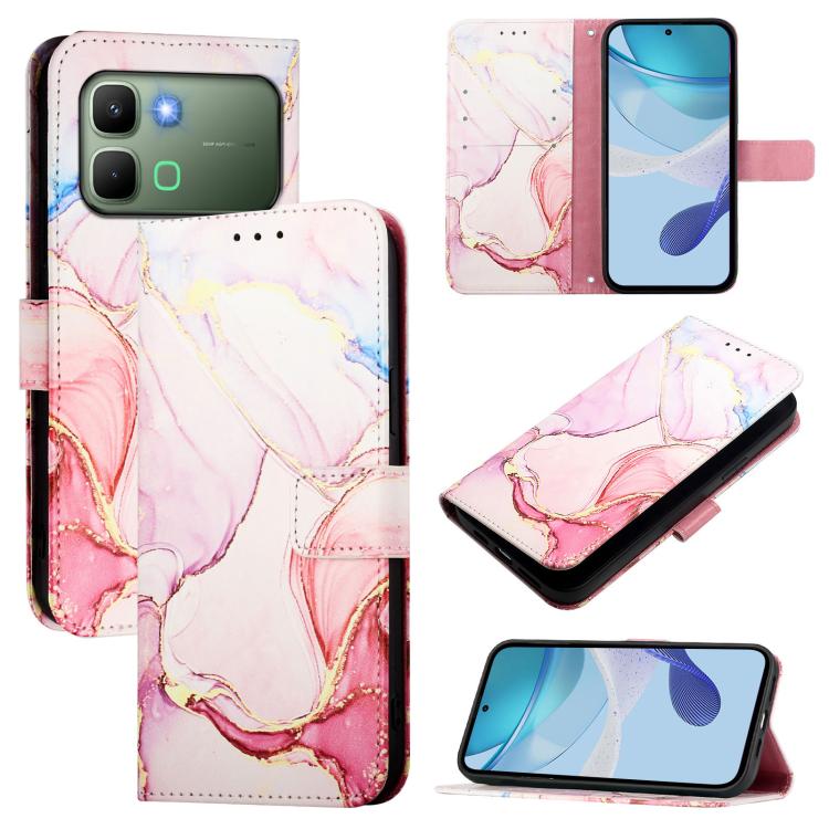 PT003 Marble Pattern Flip Leather Phone Case, For Infinix GT 50 Pro 5G, For Infinix Note Edge 5G, For Infinix Smart 20 4G, For Infinix Note 60 / 60 Pro 5G, For Infinix Hot 60i 5G / Tecno Spark Go 5G, For Infinix Smart 10 Plus                           ...
