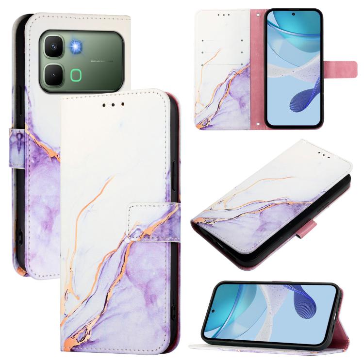 PT003 Marble Pattern Flip Leather Phone Case, For Infinix GT 50 Pro 5G, For Infinix Note Edge 5G, For Infinix Smart 20 4G, For Infinix Note 60 / 60 Pro 5G, For Infinix Hot 60i 5G / Tecno Spark Go 5G, For Infinix Smart 10 Plus                           ...