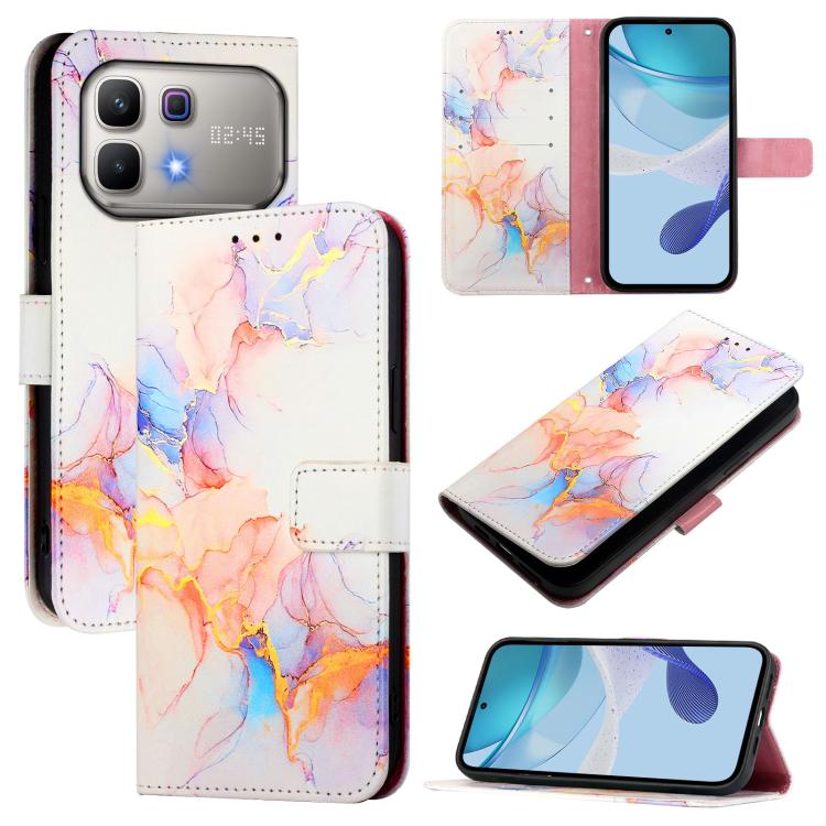 PT003 Marble Pattern Flip Leather Phone Case, For Infinix GT 50 Pro 5G, For Infinix Note Edge 5G, For Infinix Smart 20 4G, For Infinix Note 60 / 60 Pro 5G, For Infinix Hot 60i 5G / Tecno Spark Go 5G, For Infinix Smart 10 Plus                           ...
