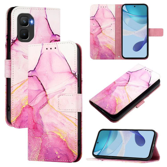 PT003 Marble Pattern Flip Leather Phone Case, For Infinix GT 50 Pro 5G, For Infinix Note Edge 5G, For Infinix Smart 20 4G, For Infinix Note 60 / 60 Pro 5G, For Infinix Hot 60i 5G / Tecno Spark Go 5G, For Infinix Smart 10 Plus                           ...