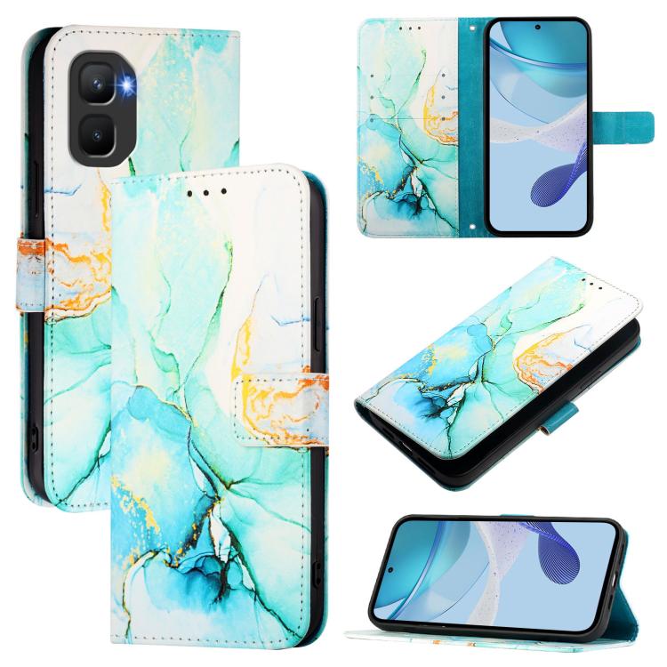 PT003 Marble Pattern Flip Leather Phone Case, For Infinix GT 50 Pro 5G, For Infinix Note Edge 5G, For Infinix Smart 20 4G, For Infinix Note 60 / 60 Pro 5G, For Infinix Hot 60i 5G / Tecno Spark Go 5G, For Infinix Smart 10 Plus                           ...