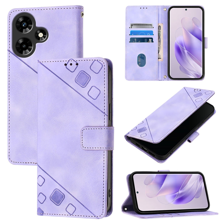 Skin Feel Embossed Leather Phone Case, For Infinix Note 30 Pro / Note 30 5G, For Infinix Note 30i, For Infinix Note 30 4G X6833B, For Infinix Note 30 VIP, For Infinix Hot 30i, For Infinix Hot 30 4G, For Infinix Zero 20, For Infinix Hot 9 / Hot 9 Pro