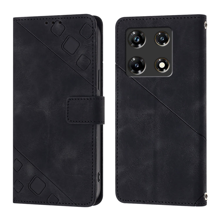 Skin Feel Embossed Leather Phone Case, For Infinix Note 30 Pro / Note 30 5G, For Infinix Note 30i, For Infinix Note 30 4G X6833B, For Infinix Note 30 VIP, For Infinix Hot 30i, For Infinix Hot 30 4G, For Infinix Zero 20, For Infinix Hot 9 / Hot 9 Pro