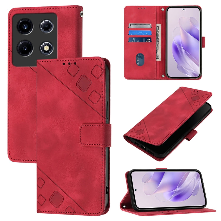 Skin Feel Embossed Leather Phone Case, For Infinix Note 30 Pro / Note 30 5G, For Infinix Note 30i, For Infinix Note 30 4G X6833B, For Infinix Note 30 VIP, For Infinix Hot 30i, For Infinix Hot 30 4G, For Infinix Zero 20, For Infinix Hot 9 / Hot 9 Pro
