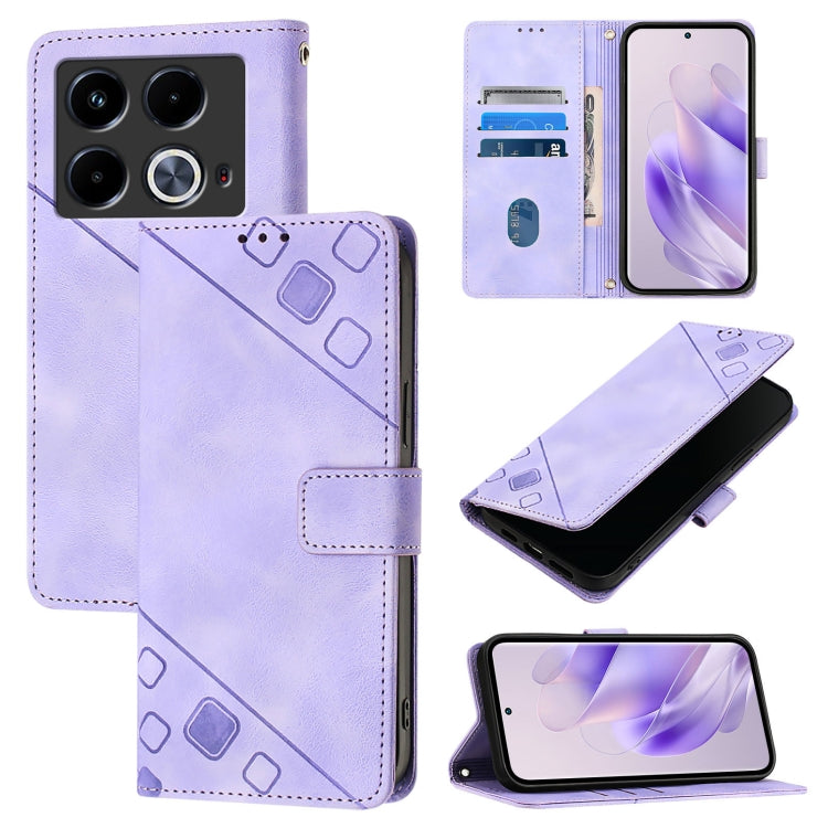 Skin Feel Embossed Leather Phone Case, For Infinix Note 50s, For Infinix Hot 50 Pro+ 4G, For Infinix Smart 8 Plus / Smart 8 Pro, For Infinix GT 20 Pro X6871, For Infinix Note 40 Pro 4G, For Infinix Note 40 Pro 5G, For Infinix Note 40                   ...