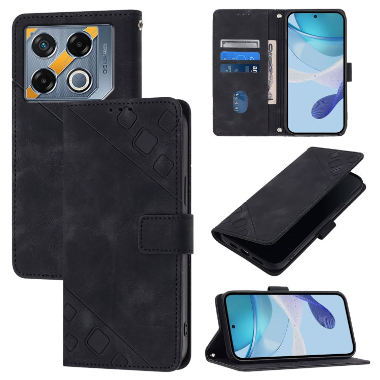 Skin Feel Embossed Leather Phone Case, For Infinix Note 50s, For Infinix Hot 50 Pro+ 4G, For Infinix Smart 8 Plus / Smart 8 Pro, For Infinix GT 20 Pro X6871, For Infinix Note 40 Pro 4G, For Infinix Note 40 Pro 5G, For Infinix Note 40                   ...