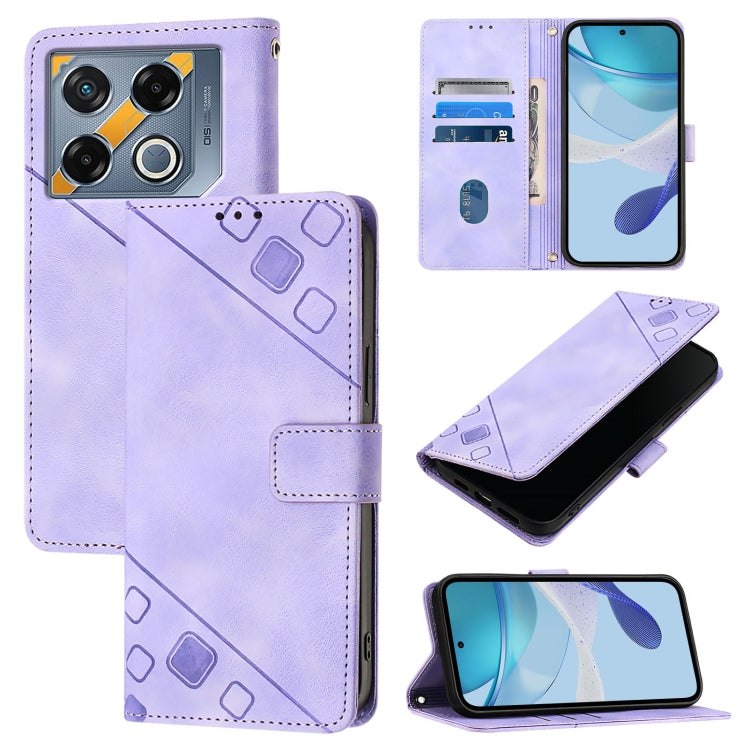 Skin Feel Embossed Leather Phone Case, For Infinix Note 50s, For Infinix Hot 50 Pro+ 4G, For Infinix Smart 8 Plus / Smart 8 Pro, For Infinix GT 20 Pro X6871, For Infinix Note 40 Pro 4G, For Infinix Note 40 Pro 5G, For Infinix Note 40                   ...
