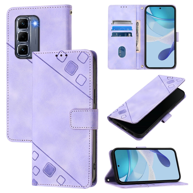 Skin Feel Embossed Leather Phone Case, For Infinix Note 50s, For Infinix Hot 50 Pro+ 4G, For Infinix Smart 8 Plus / Smart 8 Pro, For Infinix GT 20 Pro X6871, For Infinix Note 40 Pro 4G, For Infinix Note 40 Pro 5G, For Infinix Note 40                   ...