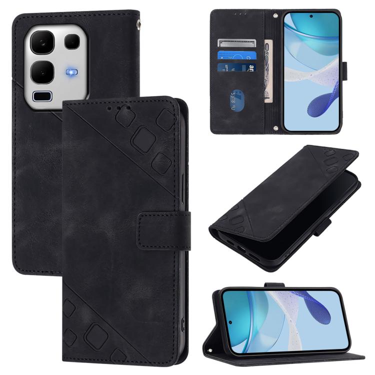 Skin Feel Embossed Leather Phone Case, For Infinix Note 50s, For Infinix Hot 50 Pro+ 4G, For Infinix Smart 8 Plus / Smart 8 Pro, For Infinix GT 20 Pro X6871, For Infinix Note 40 Pro 4G, For Infinix Note 40 Pro 5G, For Infinix Note 40                   ...