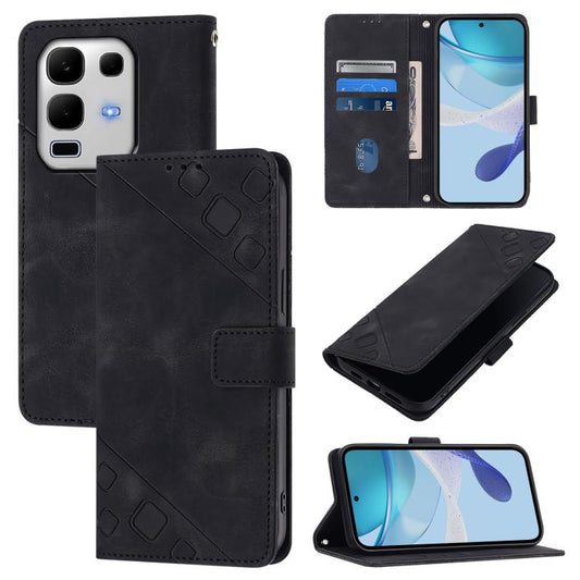 Skin Feel Embossed Leather Phone Case, For Infinix Note 50s, For Infinix Hot 50 Pro+ 4G, For Infinix Smart 8 Plus / Smart 8 Pro, For Infinix GT 20 Pro X6871, For Infinix Note 40 Pro 4G, For Infinix Note 40 Pro 5G, For Infinix Note 40                   ...