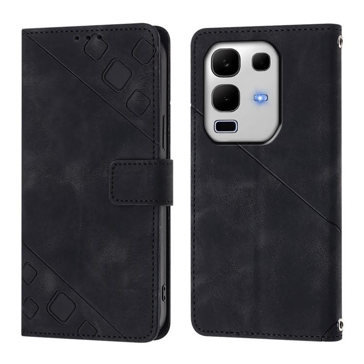Skin Feel Embossed Leather Phone Case, For Infinix Note 50s, For Infinix Hot 50 Pro+ 4G, For Infinix Smart 8 Plus / Smart 8 Pro, For Infinix GT 20 Pro X6871, For Infinix Note 40 Pro 4G, For Infinix Note 40 Pro 5G, For Infinix Note 40                   ...