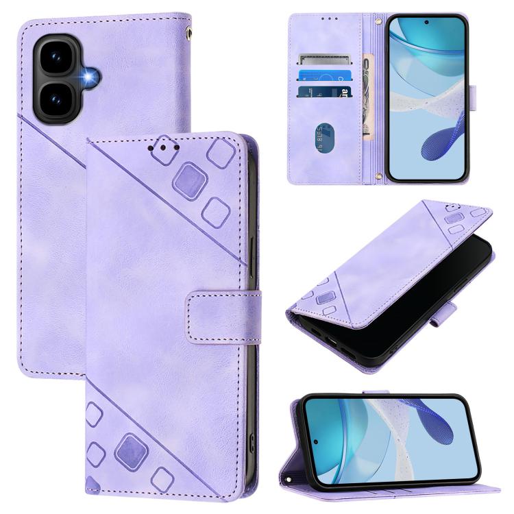 Skin Feel Embossed Leather Phone Case, For Infinix GT 50 Pro 5G, For Infinix Note Edge 5G Global, For Infinix Smart 20 4G X6840, For Infinix Note 60 5G / 60 Pro 5G, For Infinix Hot 60i 5G / Tecno Spark Go 5G, For Infinix Smart 10 Plus                  ...
