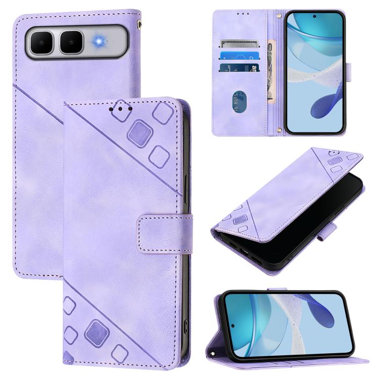 Skin Feel Embossed Leather Phone Case, For Infinix GT 50 Pro 5G, For Infinix Note Edge 5G Global, For Infinix Smart 20 4G X6840, For Infinix Note 60 5G / 60 Pro 5G, For Infinix Hot 60i 5G / Tecno Spark Go 5G, For Infinix Smart 10 Plus                  ...