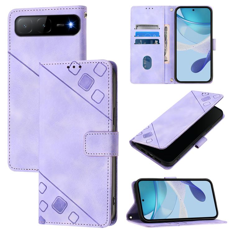 Skin Feel Embossed Leather Phone Case, For Infinix GT 50 Pro 5G, For Infinix Note Edge 5G Global, For Infinix Smart 20 4G X6840, For Infinix Note 60 5G / 60 Pro 5G, For Infinix Hot 60i 5G / Tecno Spark Go 5G, For Infinix Smart 10 Plus                  ...
