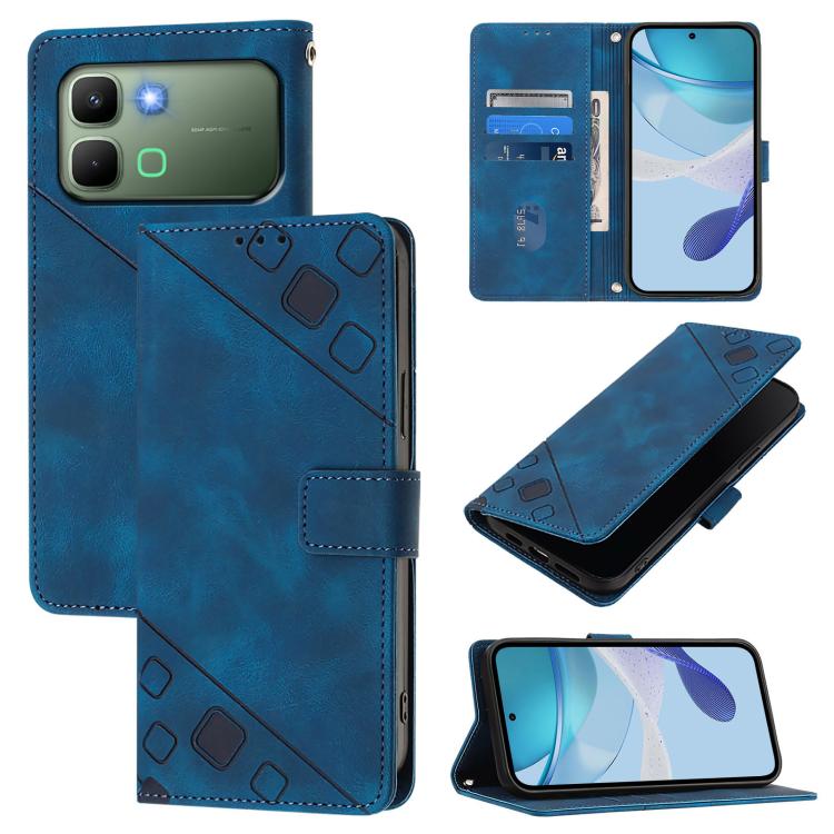 Skin Feel Embossed Leather Phone Case, For Infinix GT 50 Pro 5G, For Infinix Note Edge 5G Global, For Infinix Smart 20 4G X6840, For Infinix Note 60 5G / 60 Pro 5G, For Infinix Hot 60i 5G / Tecno Spark Go 5G, For Infinix Smart 10 Plus                  ...