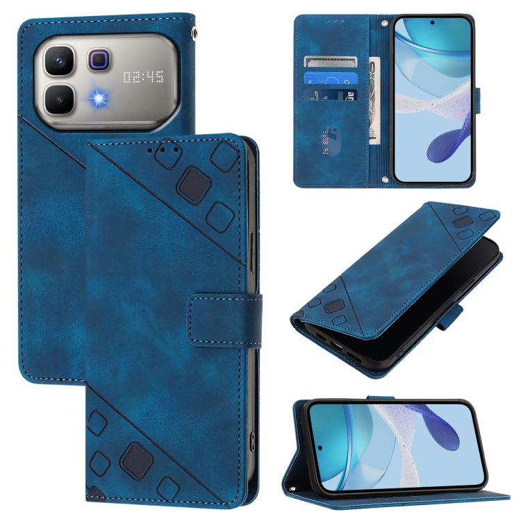 Skin Feel Embossed Leather Phone Case, For Infinix GT 50 Pro 5G, For Infinix Note Edge 5G Global, For Infinix Smart 20 4G X6840, For Infinix Note 60 5G / 60 Pro 5G, For Infinix Hot 60i 5G / Tecno Spark Go 5G, For Infinix Smart 10 Plus                  ...