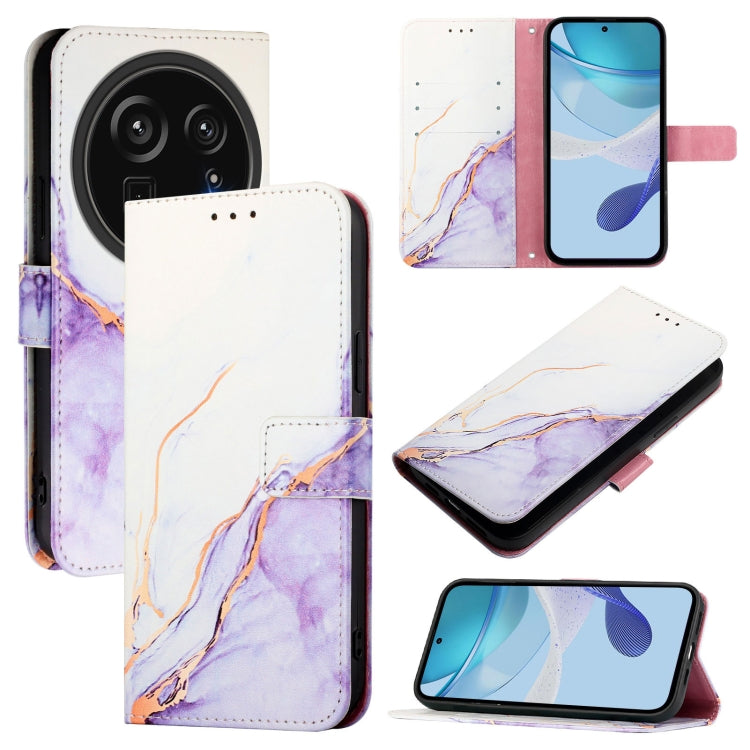 PT003 Marble Pattern Flip Leather Phone Case, For Sharp Aquos Sense9 Plus, For Sharp Aquos Sense9, For Sharp Aquos R9 Pro SH-54E, For Sharp Aquos Wish 4 SH-52E, For Sharp Aquos R9 SH-51E