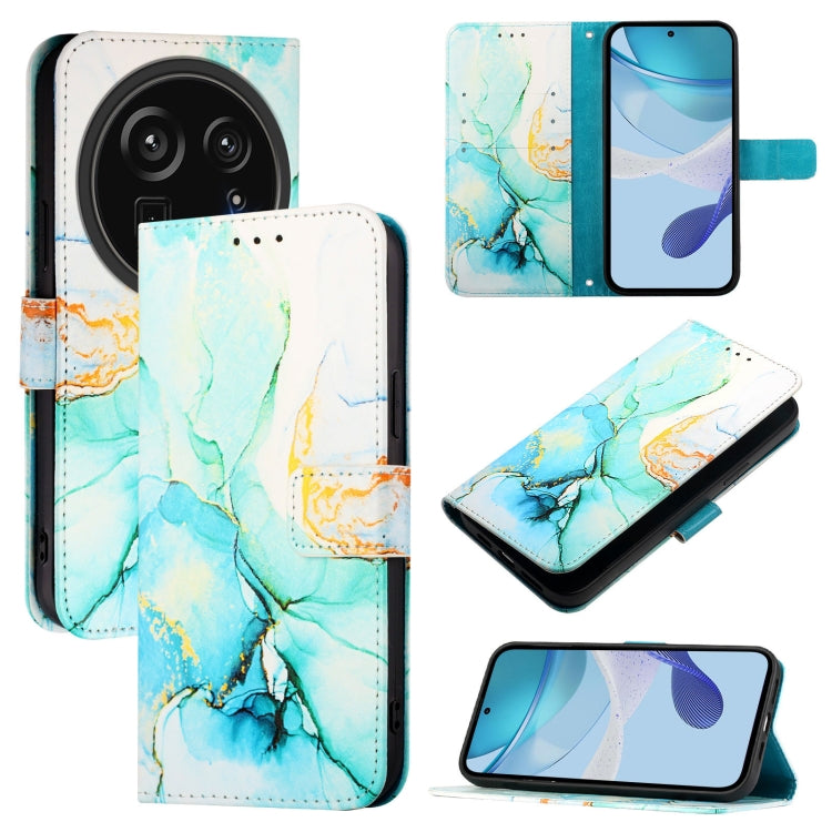 PT003 Marble Pattern Flip Leather Phone Case, For Sharp Aquos Sense9 Plus, For Sharp Aquos Sense9, For Sharp Aquos R9 Pro SH-54E, For Sharp Aquos Wish 4 SH-52E, For Sharp Aquos R9 SH-51E