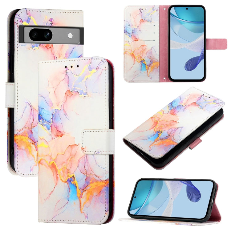 PT003 Marble Pattern Flip Leather Phone Case, For Google Pixel 9 Pro XL, For Google Pixel 9, For Google Pixel 8a, For Google Pixel 8 Pro, For Google Pixel 8, For Google Pixel 7a, For Google Pixel 7 Pro, For Google Pixel 7, For Google Pixel 6a