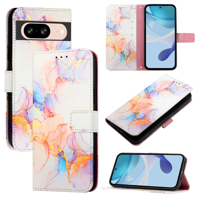 PT003 Marble Pattern Flip Leather Phone Case, For Google Pixel 9 Pro XL, For Google Pixel 9, For Google Pixel 8a, For Google Pixel 8 Pro, For Google Pixel 8, For Google Pixel 7a, For Google Pixel 7 Pro, For Google Pixel 7, For Google Pixel 6a