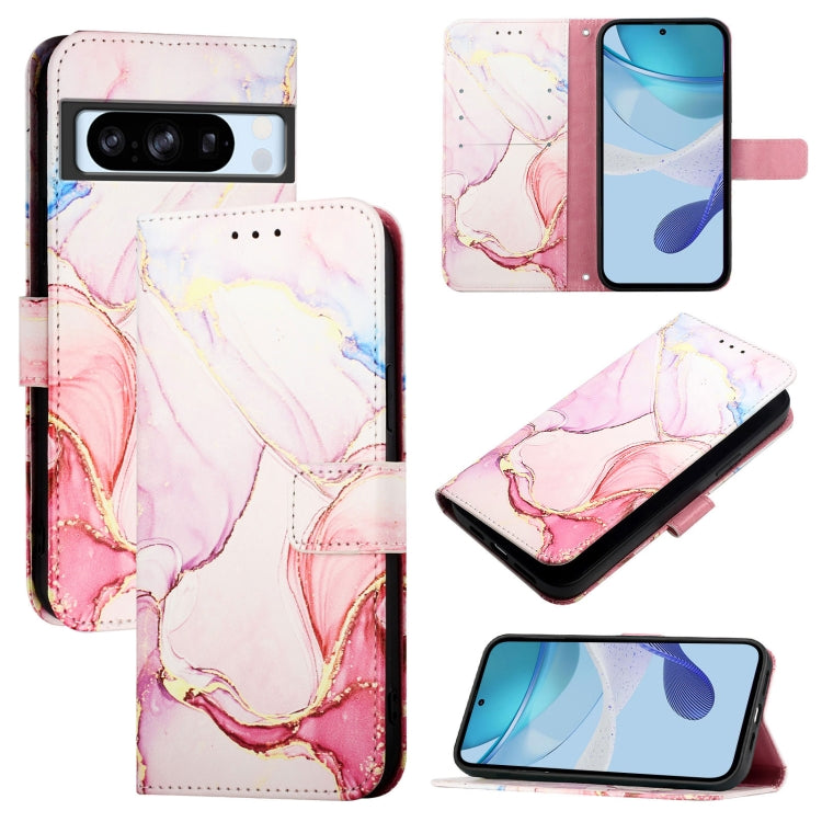 PT003 Marble Pattern Flip Leather Phone Case, For Google Pixel 9 Pro XL, For Google Pixel 9, For Google Pixel 8a, For Google Pixel 8 Pro, For Google Pixel 8, For Google Pixel 7a, For Google Pixel 7 Pro, For Google Pixel 7, For Google Pixel 6a