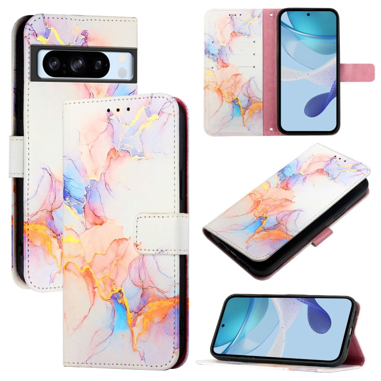 PT003 Marble Pattern Flip Leather Phone Case, For Google Pixel 9 Pro XL, For Google Pixel 9, For Google Pixel 8a, For Google Pixel 8 Pro, For Google Pixel 8, For Google Pixel 7a, For Google Pixel 7 Pro, For Google Pixel 7, For Google Pixel 6a