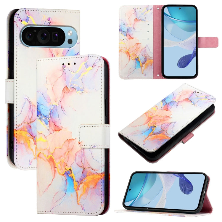 PT003 Marble Pattern Flip Leather Phone Case, For Google Pixel 9 Pro XL, For Google Pixel 9, For Google Pixel 8a, For Google Pixel 8 Pro, For Google Pixel 8, For Google Pixel 7a, For Google Pixel 7 Pro, For Google Pixel 7, For Google Pixel 6a