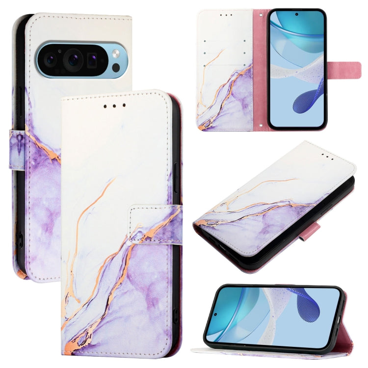 PT003 Marble Pattern Flip Leather Phone Case, For Google Pixel 9 Pro XL, For Google Pixel 9, For Google Pixel 8a, For Google Pixel 8 Pro, For Google Pixel 8, For Google Pixel 7a, For Google Pixel 7 Pro, For Google Pixel 7, For Google Pixel 6a