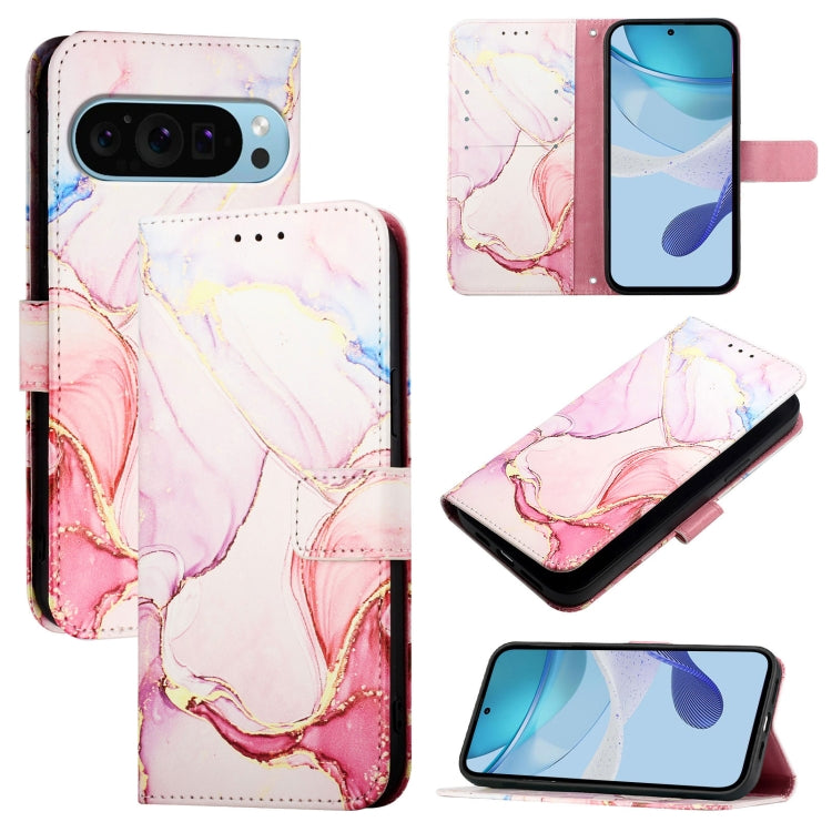PT003 Marble Pattern Flip Leather Phone Case, For Google Pixel 9 Pro XL, For Google Pixel 9, For Google Pixel 8a, For Google Pixel 8 Pro, For Google Pixel 8, For Google Pixel 7a, For Google Pixel 7 Pro, For Google Pixel 7, For Google Pixel 6a