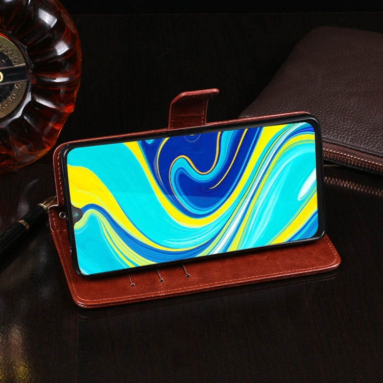 idewei Crazy Horse Texture Horizontal Flip Leather Case with Holder & Card Slots & Wallet, For Alcatel 1SE 2020, For Cubot P40, For Elephone E10, For Infinix Hot 9, For Oukitel C19