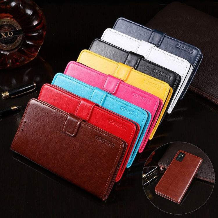 idewei Crazy Horse Texture Horizontal Flip Leather Case with Holder & Card Slots & Wallet, For Cubot P40, For Infinix Hot 9, For Oukitel C19