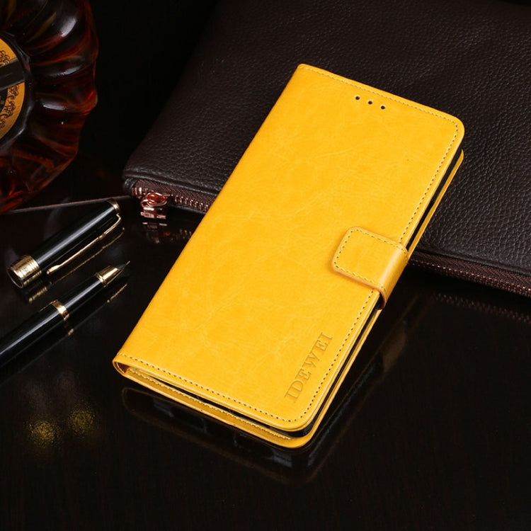 idewei Crazy Horse Texture Horizontal Flip Leather Case with Holder & Card Slots & Wallet, For Cubot P40, For Infinix Hot 9, For Oukitel C19