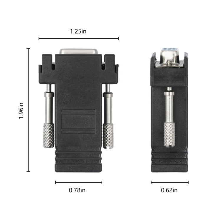 DB15 VGA Female to RJ45 8P Female Adapter, VGA to RJ45 8P