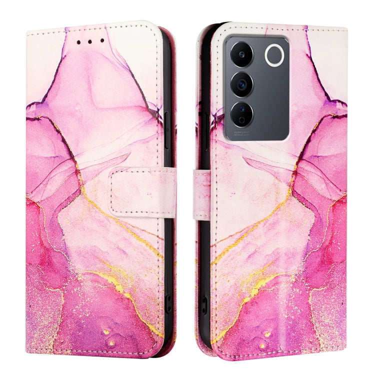 PT003 Marble Pattern Flip Leather Phone Case, For vivo V27e 4G / T2 4G Global, For vivo Y35 4G / Y22s 4G / Y22 4G Global, For vivo Y77 5G Global / Y77e 5G, For vivo Y55s 5G 2023 / Y55 5G / Y75 5G, For vivo T1 5G / iQOO U5e / Y30 5G / Y33e 5G           ...