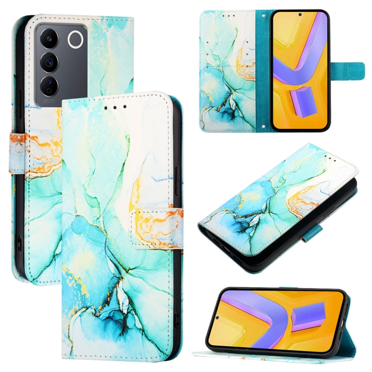 PT003 Marble Pattern Flip Leather Phone Case, For vivo V27e 4G / T2 4G Global, For vivo Y35 4G / Y22s 4G / Y22 4G Global, For vivo Y77 5G Global / Y77e 5G, For vivo Y55s 5G 2023 / Y55 5G / Y75 5G, For vivo T1 5G / iQOO U5e / Y30 5G / Y33e 5G           ...