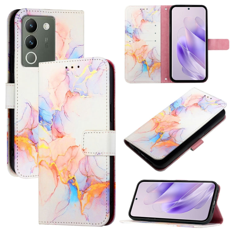 PT003 Marble Pattern Flip Leather Phone Case, For vivo iQOO Z9x, For vivo iQOO Z9 / iQOO Z9 Turbo, For vivo Y03 4G Global, For vivo Y100 IDN / Y200e, For vivo V30 / V30 Pro 5G Global, For vivo V30 Lite 5G Global, For vivo V29e 5G Global / Y200 5G Globa...