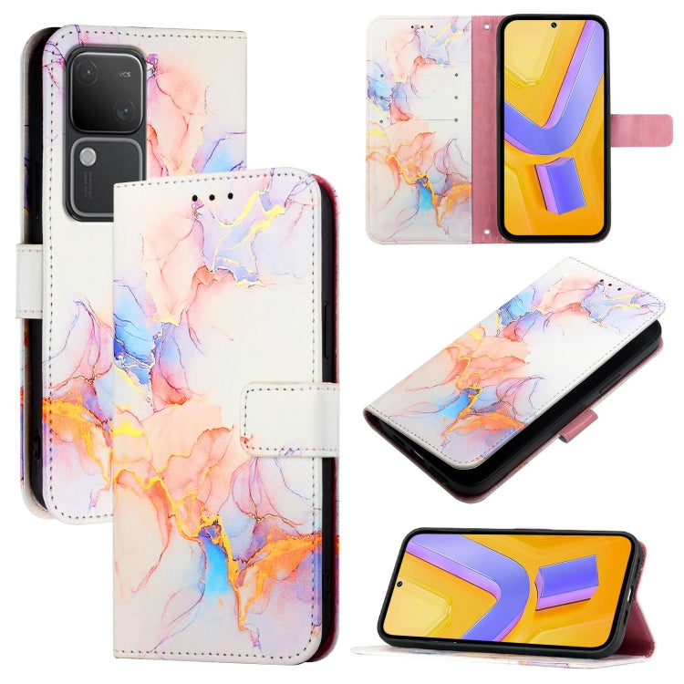 PT003 Marble Pattern Flip Leather Phone Case, For vivo iQOO Z9x, For vivo iQOO Z9 / iQOO Z9 Turbo, For vivo Y03 4G Global, For vivo Y100 IDN / Y200e, For vivo V30 / V30 Pro 5G Global, For vivo V30 Lite 5G Global, For vivo V29e 5G Global / Y200 5G Globa...