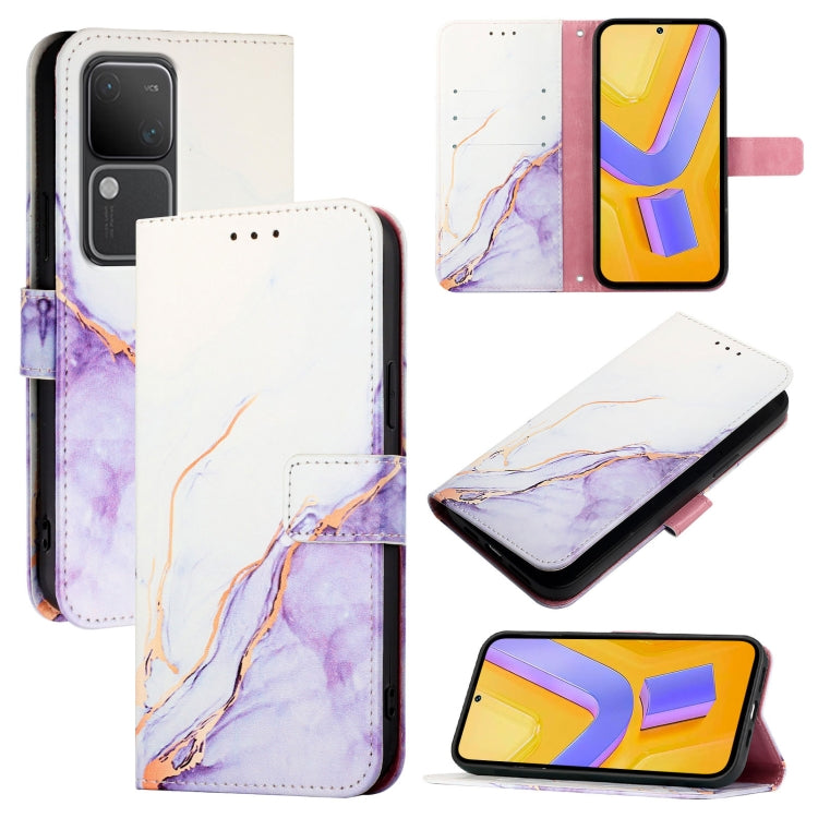 PT003 Marble Pattern Flip Leather Phone Case, For vivo iQOO Z9x, For vivo iQOO Z9 / iQOO Z9 Turbo, For vivo Y03 4G Global, For vivo Y100 IDN / Y200e, For vivo V30 / V30 Pro 5G Global, For vivo V30 Lite 5G Global, For vivo V29e 5G Global / Y200 5G Globa...