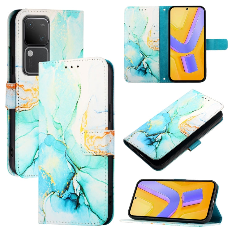 PT003 Marble Pattern Flip Leather Phone Case, For vivo iQOO Z9x, For vivo iQOO Z9 / iQOO Z9 Turbo, For vivo Y03 4G Global, For vivo Y100 IDN / Y200e, For vivo V30 / V30 Pro 5G Global, For vivo V30 Lite 5G Global, For vivo V29e 5G Global / Y200 5G Globa...