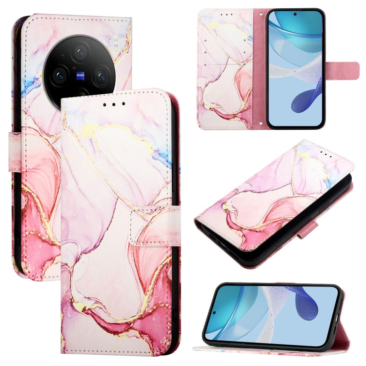 PT003 Marble Pattern Flip Leather Phone Case, For vivo iQOO Z9x, For vivo iQOO Z9 / iQOO Z9 Turbo, For vivo Y03 4G Global, For vivo Y100 IDN / Y200e, For vivo V30 / V30 Pro 5G Global, For vivo V30 Lite 5G Global, For vivo V29e 5G Global / Y200 5G Globa...