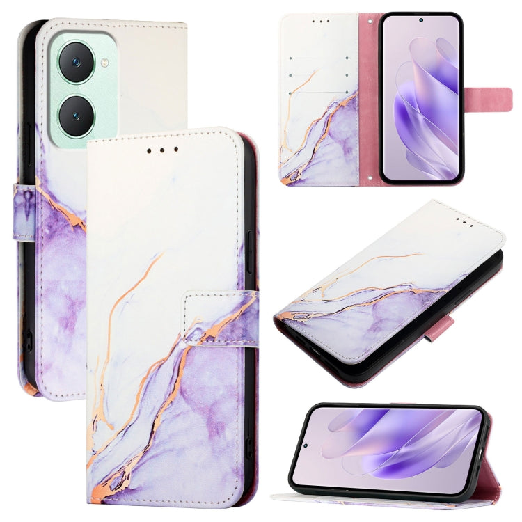 PT003 Marble Pattern Flip Leather Phone Case, For vivo iQOO Z9x, For vivo iQOO Z9 / iQOO Z9 Turbo, For vivo Y03 4G Global, For vivo Y100 IDN / Y200e, For vivo V30 / V30 Pro 5G Global, For vivo V30 Lite 5G Global, For vivo V29e 5G Global / Y200 5G Globa...