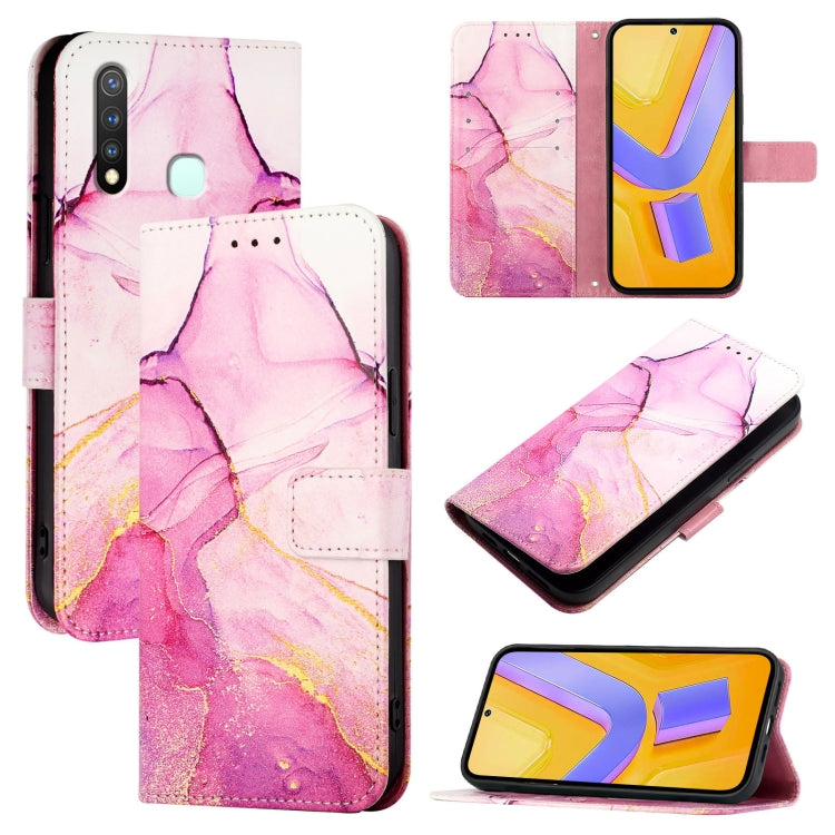 PT003 Marble Pattern Flip Leather Phone Case, For vivo Y30 4G Global, For vivo Y19 / U3 / Y5s / Z5i / U20, For vivo Y27 4G Global