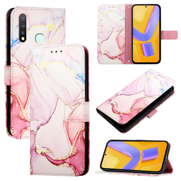 PT003 Marble Pattern Flip Leather Phone Case, For vivo Y30 4G Global, For vivo Y19 / U3 / Y5s / Z5i / U20, For vivo Y27 4G Global