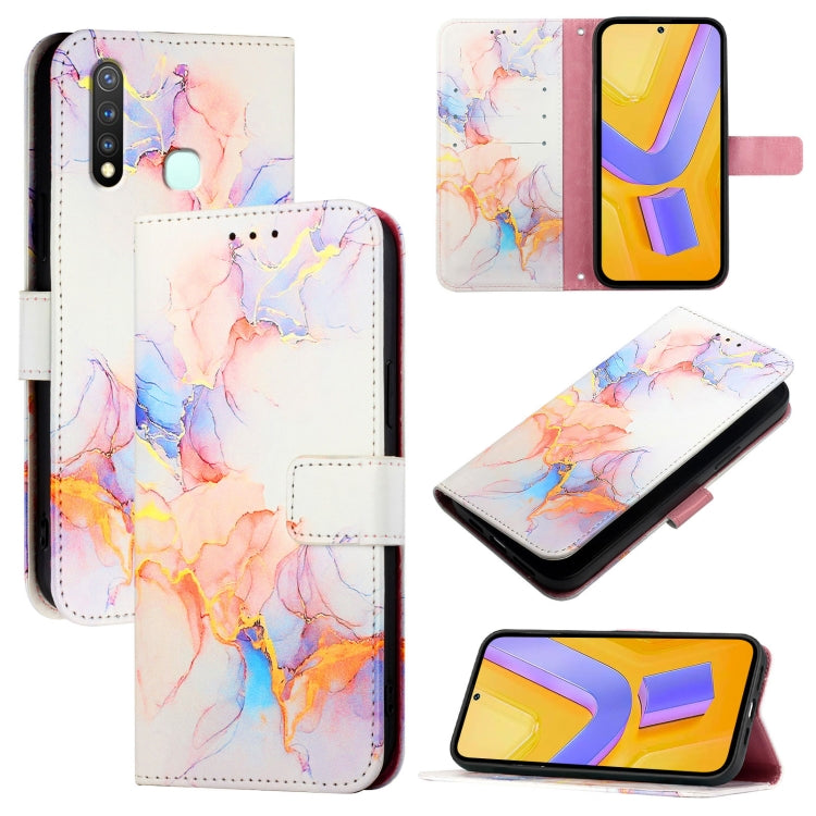 PT003 Marble Pattern Flip Leather Phone Case, For vivo Y30 4G Global, For vivo Y19 / U3 / Y5s / Z5i / U20, For vivo Y27 4G Global