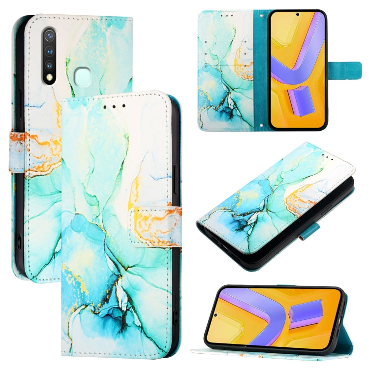 PT003 Marble Pattern Flip Leather Phone Case, For vivo Y30 4G Global, For vivo Y19 / U3 / Y5s / Z5i / U20, For vivo Y27 4G Global