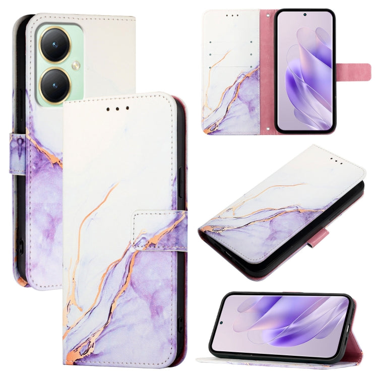 PT003 Marble Pattern Flip Leather Phone Case, For vivo Y30 4G Global, For vivo Y19 / U3 / Y5s / Z5i / U20, For vivo Y27 4G Global
